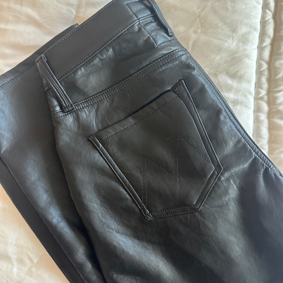MOTHER DENIM - Leather Pants - Picture 1 of 6